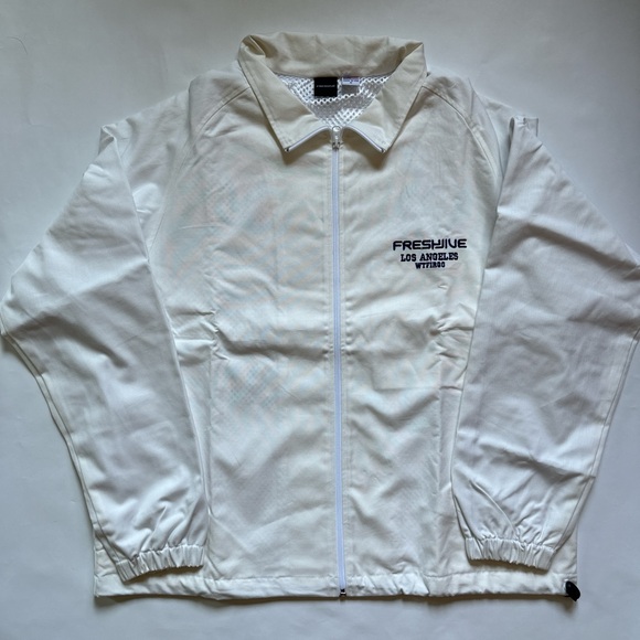 Freshjive trainer jacket WTFIRGO white - Picture 2 of 6
